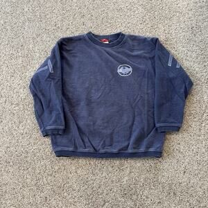 Vintage ESPRIT Crew Neck Logo Purple Oversized Sweatshirt Size M